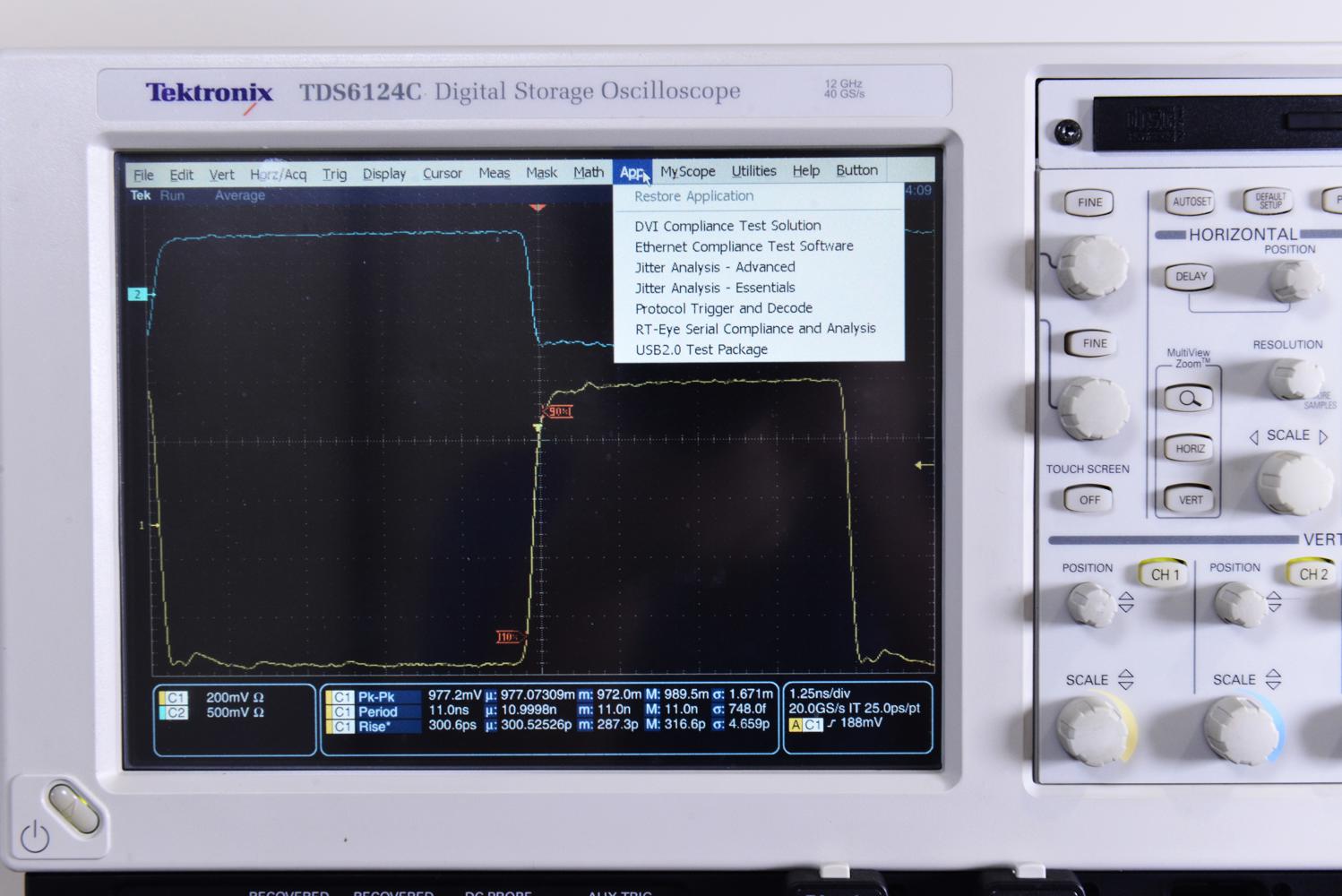 Осциллограф Tektronix TDS6124C